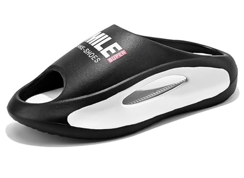 Shower Shoes with Arch Support, Orthopedic EVA Thick Sole Ultra Non Slip, Pillow Slippers for Women and Men, Quick Drying Slides for Indoor House Beach Pool