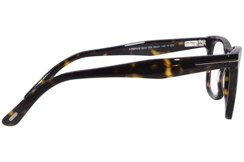 Image of Tom Ford FT5970-B 052 Eyeglasses Men's Dark Havana Full Rim 50mm w /Clip On