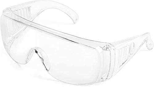 Image of Calabria Fit Over Safety Glasses | Polarized Sunglasses Over Glasses | Wrap Around Anti-Fog | Scratch Resistant | Unisex
