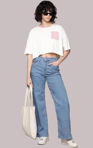 Image of ADBUCKS Flared Jeans for Women High Waisted Bell Bottom Trendy Stretchy Flare Jeans