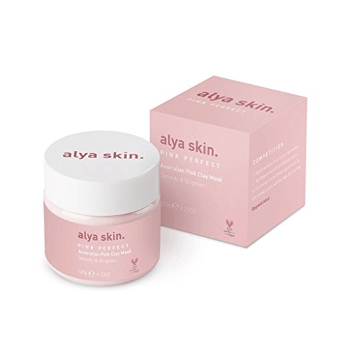Alya Skin - Australian Pink Clay Mask | Detoxify Brighten Cleanse for all Skin Types (120 g)