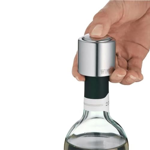WMF Clever and More Cromargan Wine Bottle Stopper, Silver - Cosy Home Interiors WMF Clever and More Cromargan Wine Bottle Stopper, Silver - Image 5