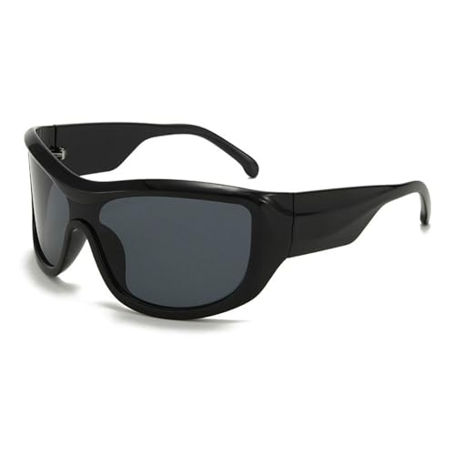 willochra Oversized Sunglasses for Women Men Y2K Wrap Around Fashion square shield gradient hip hop sun glasses F272