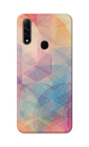 Image of Printed Hard Back Cover Case for Oppo A31 Back Cover (Crumpled Paper Design) -1803