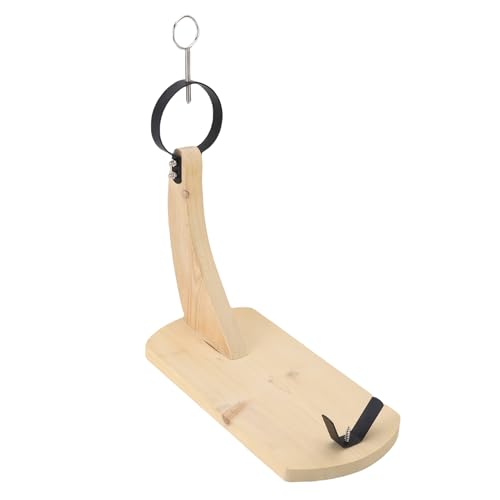 Generic Stand de Jamón Español, Pino Resistente para la Casa para la Casa (Gran longitud de la espalda: 38-70cm/14.96-27.56)