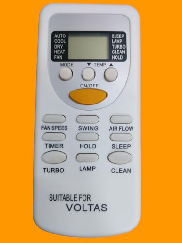 Image of Sanavya AC Remote Control - Compatible Replacement for Split & Window Air Conditioners - Replicates Genuine Remote Functions (Voltas LLyod Videocon ac Remote 49)
