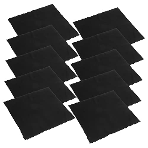 GLSTOY ピアノクリーナー対応マイクロファイバークロス12個セット 両面使用可能ダスティングクロス 楽器メンテナンス用 ギター ベース ピアノなど多用途 清掃 保護