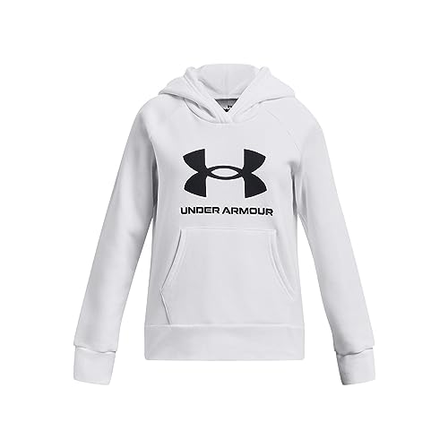 Sweat à capuche Under Armour fille blanc idéal pour le sport