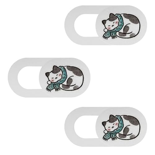 Illkjasfc Tier Webcam-Abdeckungen Schlafende Katze