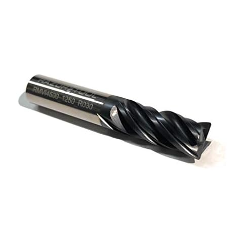 Razor Tool 1/2°cm Durchmesser 4 Flöten Hartmetall Schaftfräser 3,2 cm Länge des Schnitts Eckradius 0,3 cm Cover