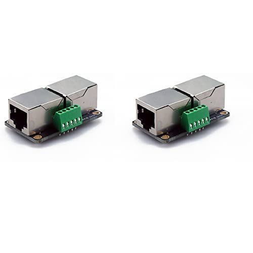 Treedix Adaptador RJ45 Hembra a Hembra x2 miniatura 1