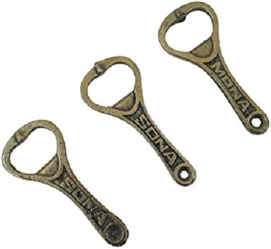 Trokopoka Metal Vintage Bottle Opener (Pack of 3)