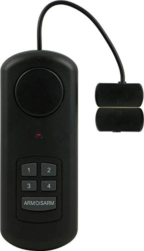 Alarme antivol avec clavier à code et télécommande pour sécurité maison et jardin