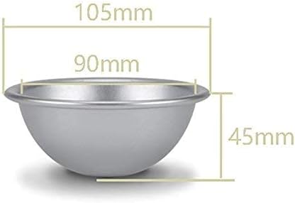 Hemisphere Cake Tins10 cm Hemisphere Cake Pan Aluminium Hemisphere Cake Pan Bikini Cake Dessert Pudding Baking Mould H009 4 Pieces