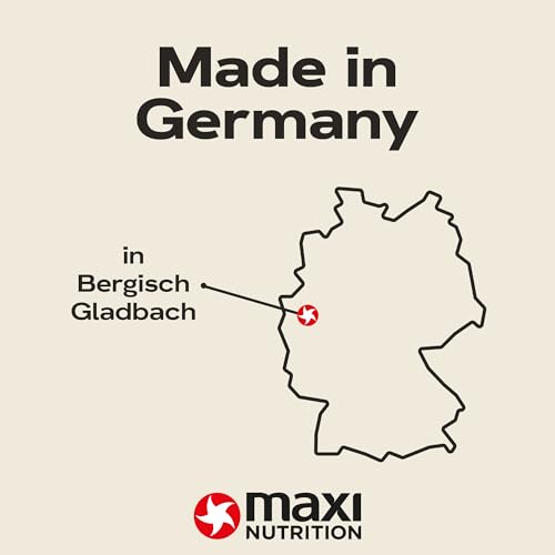MaxiNutrition MaxWhey 100% Whey Proteinpulver Vanille 420 g Dose, ergibt 14 Protein-Shakes à 23g Eiweiß, ohne künstliche Aromen, inkl. Vitamin B6, Made in Germany