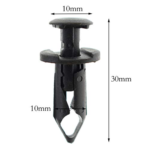 MOTOALL 28PCS Engine Under Cover Splash Shield Guard Body Bolts Bumper Fender Liner Push Retainer Fastener Rivet Clips Extruded U-Nuts for Nissan Infiniti G35 G37 FX35 FX45 EX35 370Z 350Z - Thumbnail 5