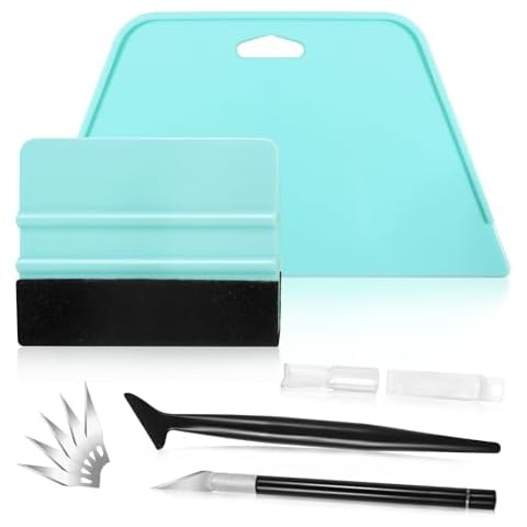 WRAPXPERT Wallpaper Tools Kit for Peel and Stick Wallpaper,Smoothing Tools for Wallpaper Apply,Vinyl Backsplash Tile,Contact Paper Vinyl Film,Window Film Cover