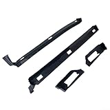 Jotekonoby Juego de sellos delanteros para Clase E W210 1996-2002 - Piezas de repuesto ABS negras - OEM 2106987130/7330/7230/7430