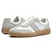 Rihero Women's Fashion Sneakers White Tennis Shoes Non Slip Comfortable Walking Shoes Round Toe Retro Sneakers Size 7