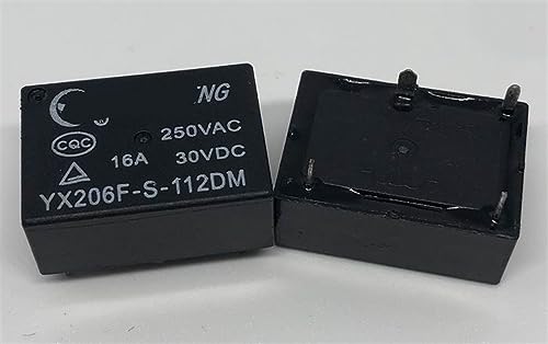 Relais 4 broches YX206F-S-112DM 12V 16A pour circuit imprimé