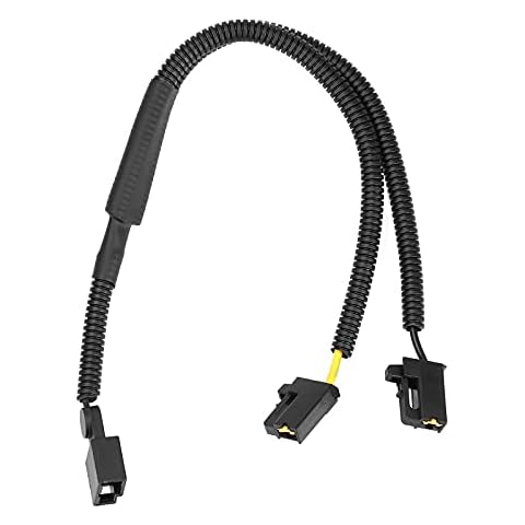 Car horn wiring harness Pigtail Socke，plug-and-play horn one-to-two wiring harness Compatible with Toyota Cover