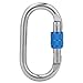 Gnbzxce Rock Climbing Carabiner Light Weights Twist Carabiner Hook with Screwgate Spring Keychains Clip Hook Buckle Sturdys