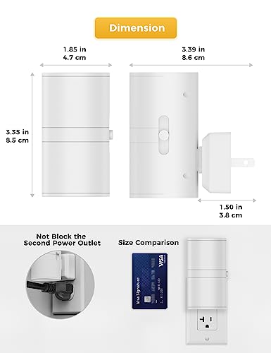 image for L LOHAS LED Night Light Plug in, Night Lights Plug into Wall, Light Se