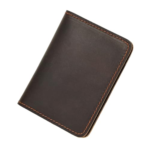 Men's Wallet Vintage Men's Simple Leather Wallet for Party，Travel