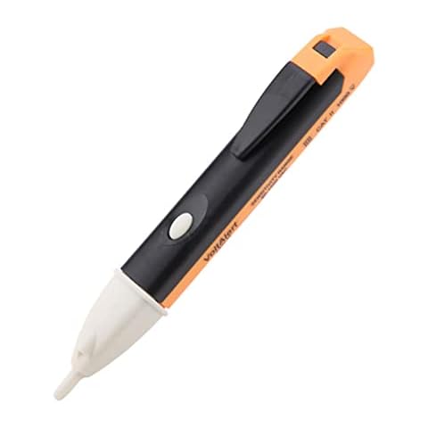 Non-Contact Test Pen Power Detector Sensor Adjustable Voltage Tester LED Flashlight Electrical Circuit Tester Tool Multimeter with Range 60V to 1000V for Electrician(Battery Not Included) Cover