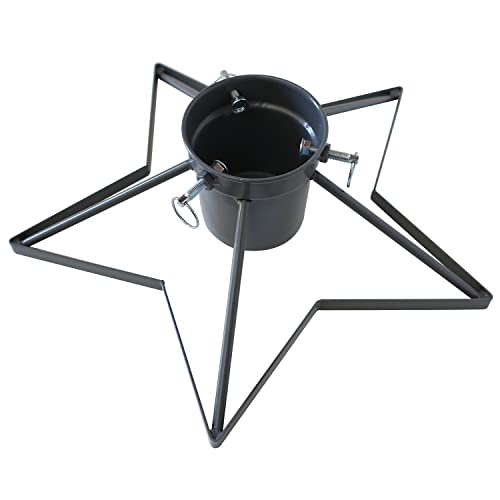 Mojawo Metall Weihnachtsbaumständer ca. Ø 34cm Christbaumständer Tannenbaumständer Baumständer Stern