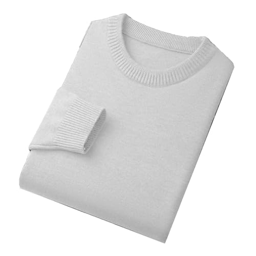 Men's Slim Fit Crew Neck Sweater Lightweight Knit Pullover Casual Streetwear Top