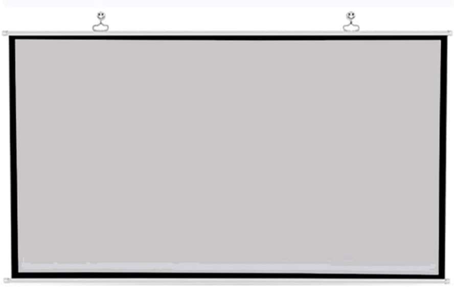 Pantalla para proyector 60 pulgadas 1:1 tela gris mate