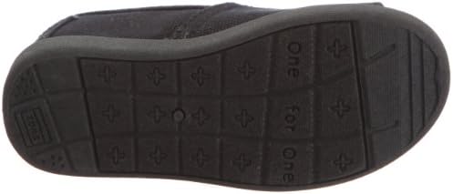 TOMS Infants's TOMS TINY CLASSICS BLACK CANVAS CASUAL SHOES 6 (BLACK) | Image 3