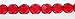 3mm (135 Beads) Light Siam, Czech Fire Polished Round Faceted Glass Beads, 16 inch Strand