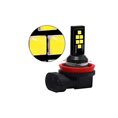 Socal-Led Lighting 2X H11 H8 Led Fog Light Bulb Advanced 3030 Smd Bright Colorful Daytime Running Drl Lamp, Dark Blue #TOP1