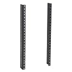 RIVECO – RIVECO 2 Stück 8U Rackschienen, konische Löcher, Rack-Montag