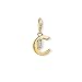 Produktbild Thomas Sabo Damen-Charm-Anhänger C Buchstabe Gold Charm Club 925 Sterling Silber 1609-414-39