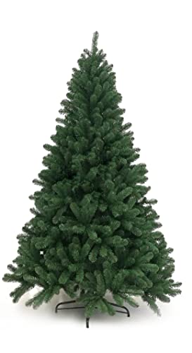 Rotex Árbol de Navidad verde súper grueso automático de paraguas 230 cm Rotex Árbol de Navidad verde súper grueso automático de paraguas 230 cm