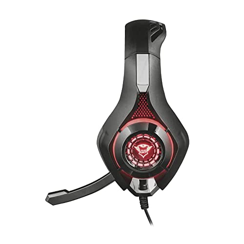 GXT 313 Cuffie Over-Ear da Gioco con Microfono Regolabile e Lati Illuminati, Nero - Cuffia gaming - Immagine 4