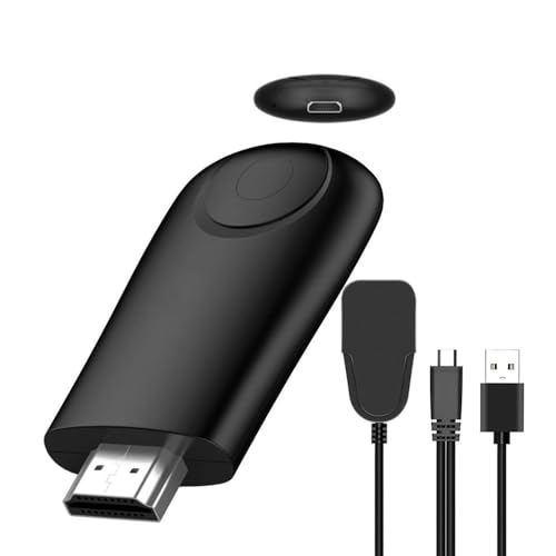 Kabelloser HDMI-Display-Adapter – 1080P HDMI-Bildschirmspiegelungs-Dongle für iPhone/iPad/Android/Windows/PC auf HD-TV/Monitor/Projektor