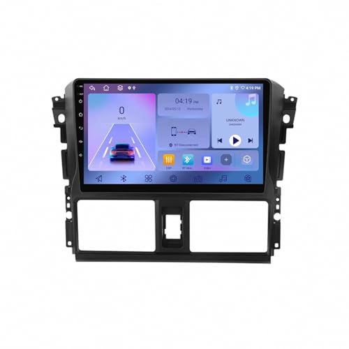 Pantalla coche inalámbrica para Toyota Vios que elimina cables molestos y añade GPS