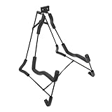 FUTUREORYY Soporte Plegable para Guitarra Diseño Estructura Protectora Estable y Portátil para Almacenamiento Seguro de Instrumentos Musicales