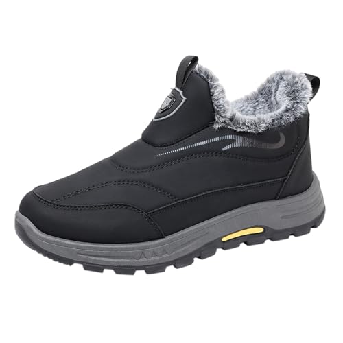 Bottes de neige thermiques homme avec semelle épaisse pour marcher dehors