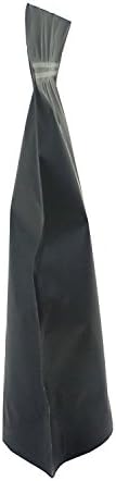 AwePackage High Barrier 16 oz Foil Stand up Zipper Pouch Coffee Bag with Valve (100, Matte Black)