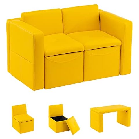 UNICOO Kids Sofa Set (ZKL-111K-Yellow) Cover