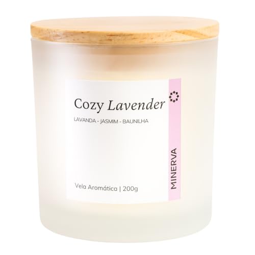 MINERVA - Vela Aromática Aromatizada Perfumada - 200g (Cozy Laven...