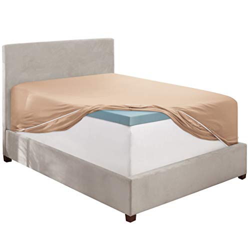 Image of Clara Clark Premier 1800 Deep Pocket Fitted Sheet, Fits up to 16 inch depth - Double Brushed Microfiber.