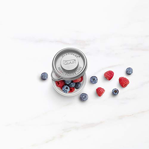 Gladware Home Mini Round Food Storage Containers, Small Food Containers Hold 4 Ounces Of Food, 8 Count Set | With Glad Lock Tight Seal, Bpa Free Containers And Lids #TOP4