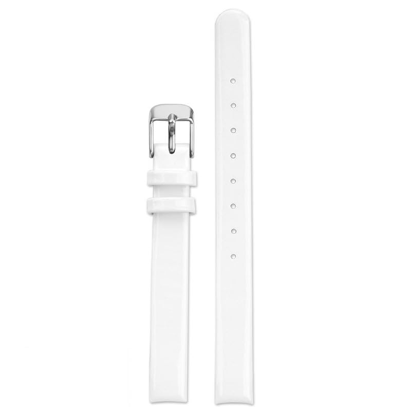 Bracelet montre en cuir véritable blanc pour modèle CK K43231 chic