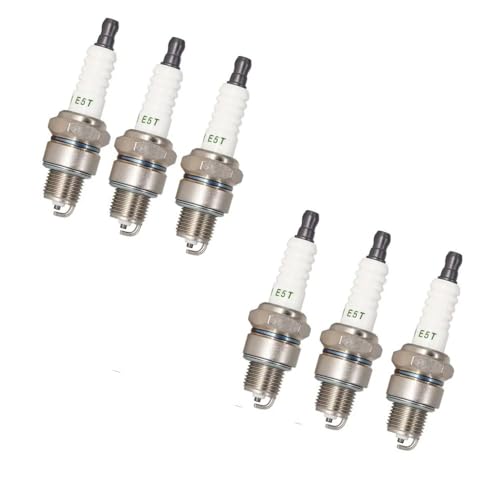 Bougie d'allumage E5T à haute conductivité pour moteur de tronçonneuse et tondeuse à gazon